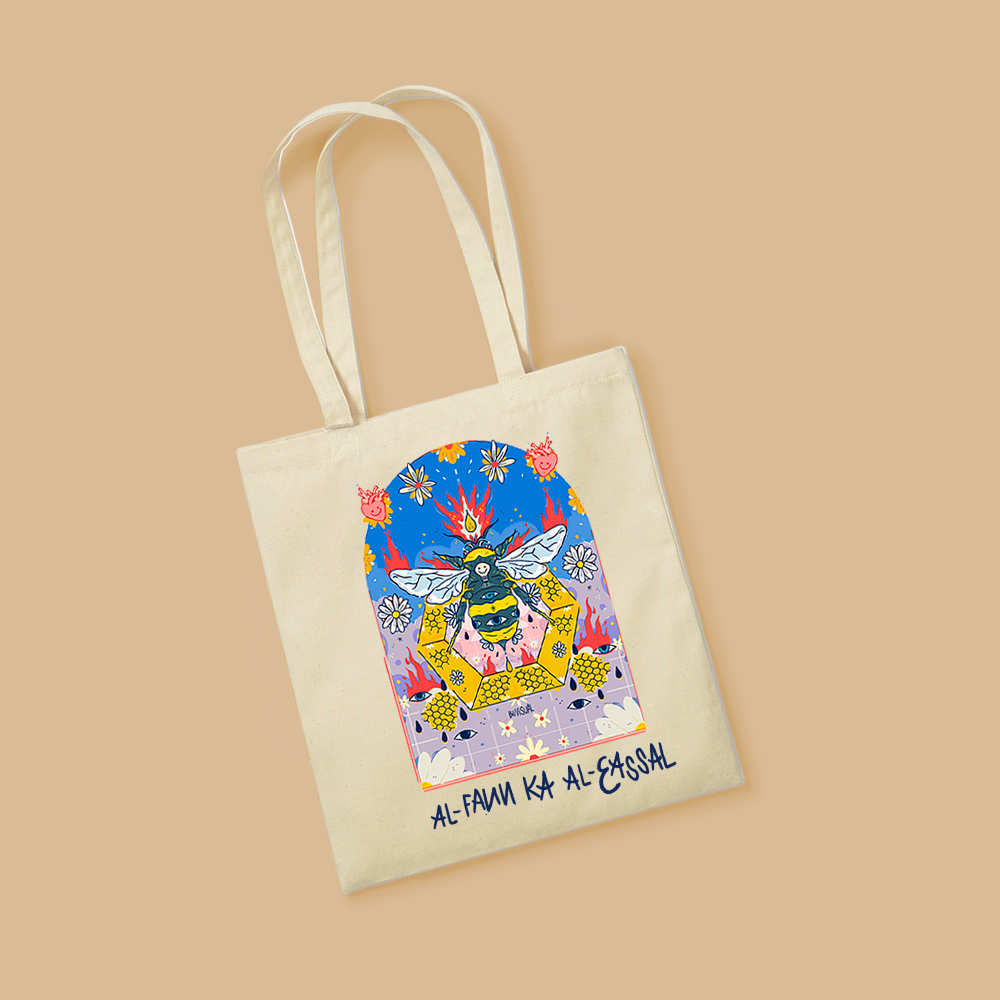 Totebag Bii Curious