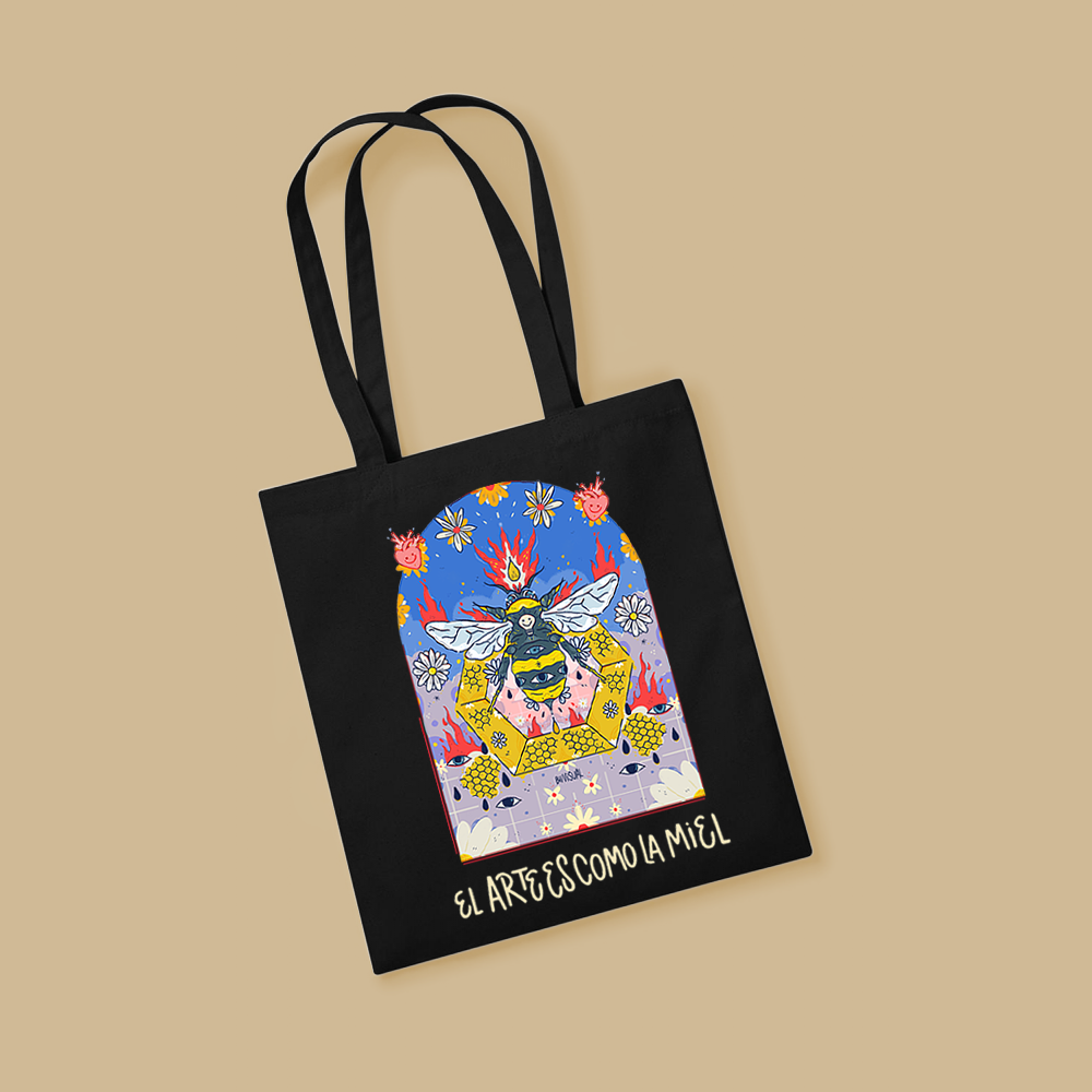 Totebag Bii Curious