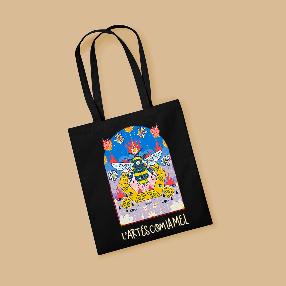 Totebag Bii Curious
