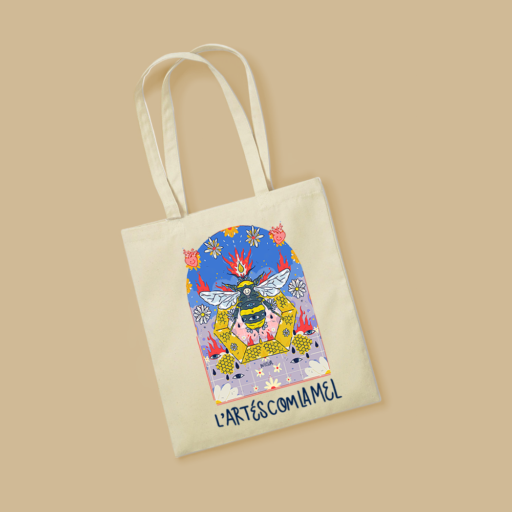 Totebag Bii Curious