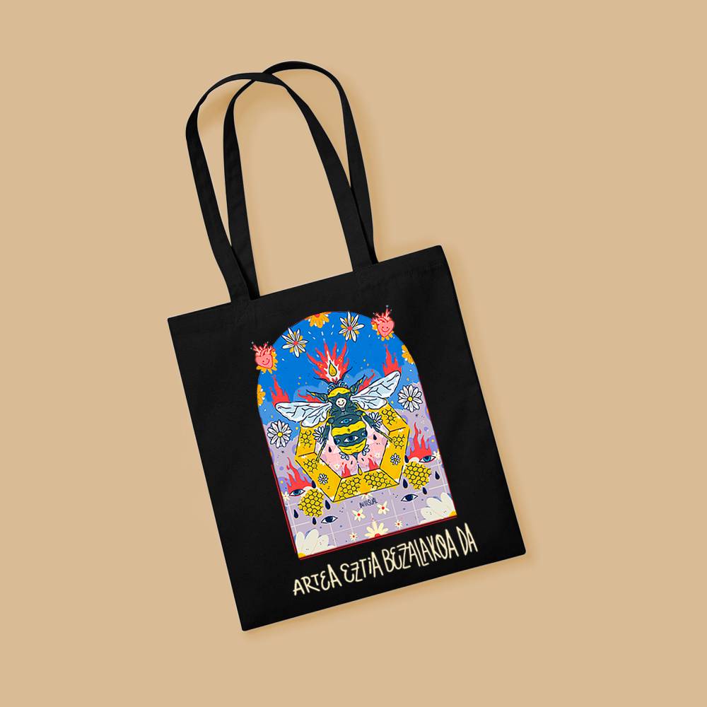 Totebag Bii Curious
