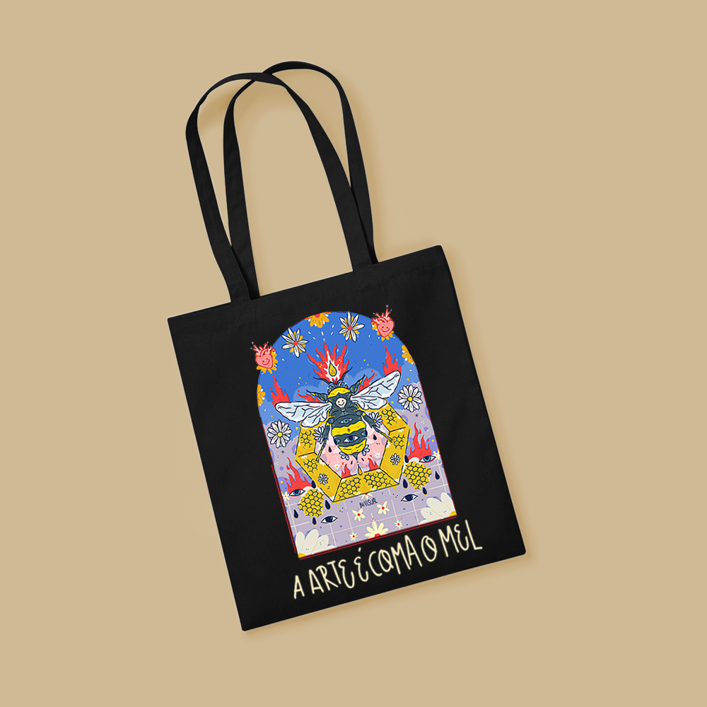 Totebag Bii Curious