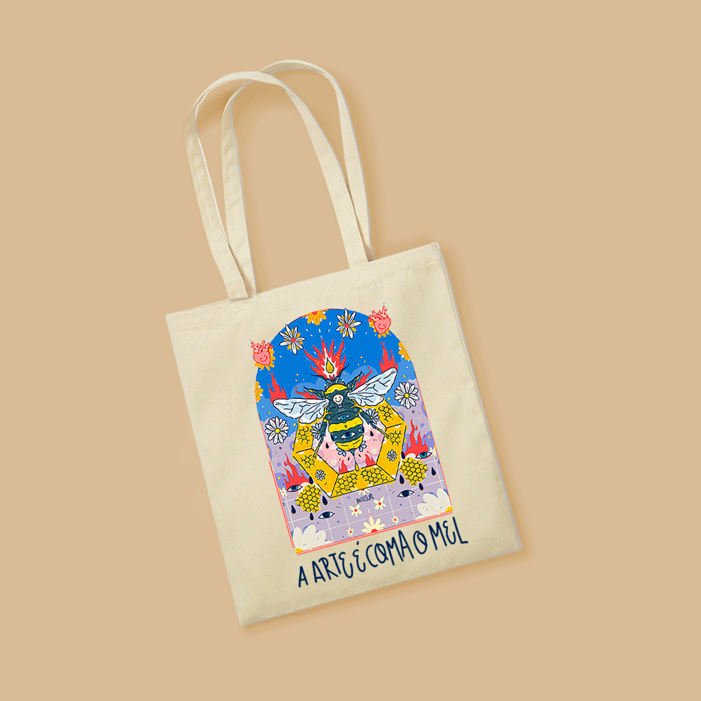 Totebag Bii Curious